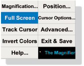 Magnifier Menu